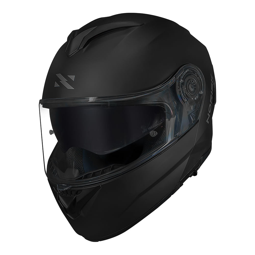 CAPACETE NORISK FORCE II MONOCOLOR PRETO FOSCO - Image 12
