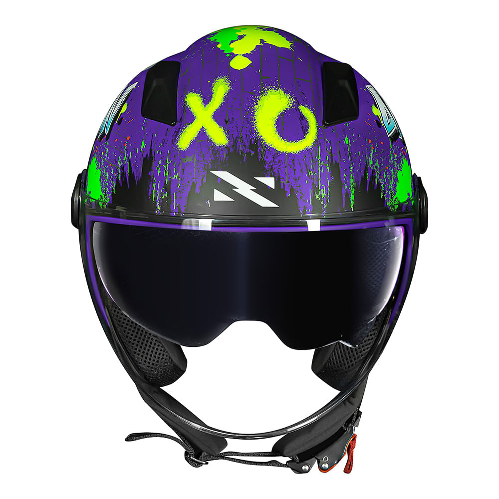 CAPACETE NORISK ORION SV SHINE ROXO FOSCO - Image 7