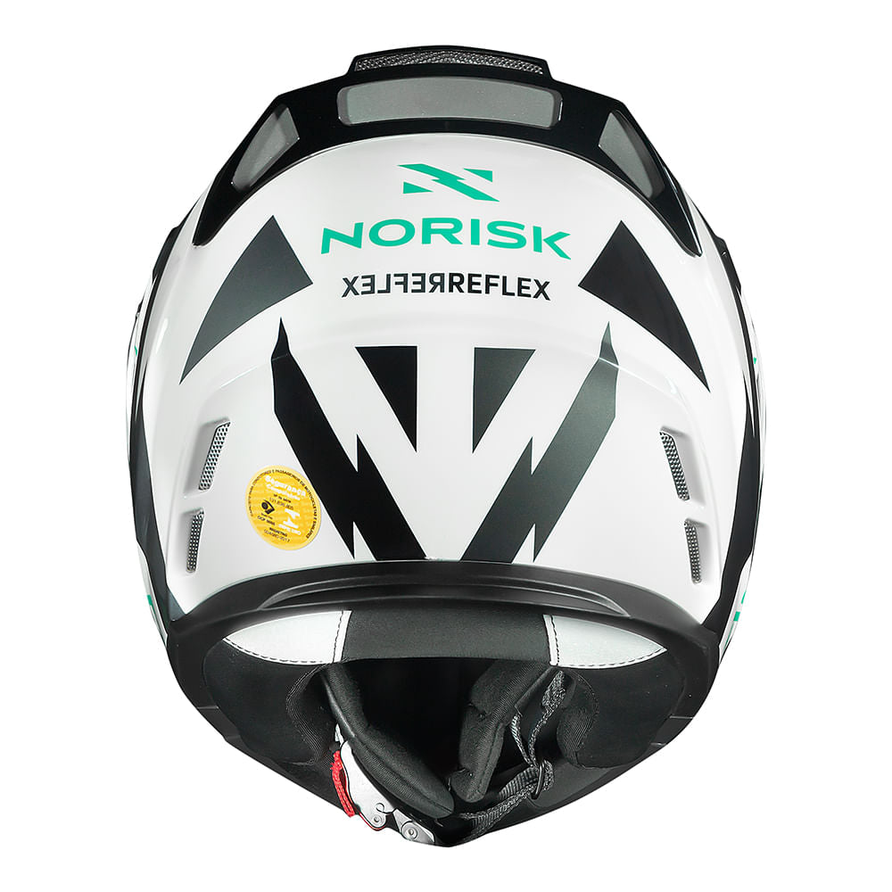 CAPACETE NORISK ROUTE FF345 REFLEX BRANCO - Image 13
