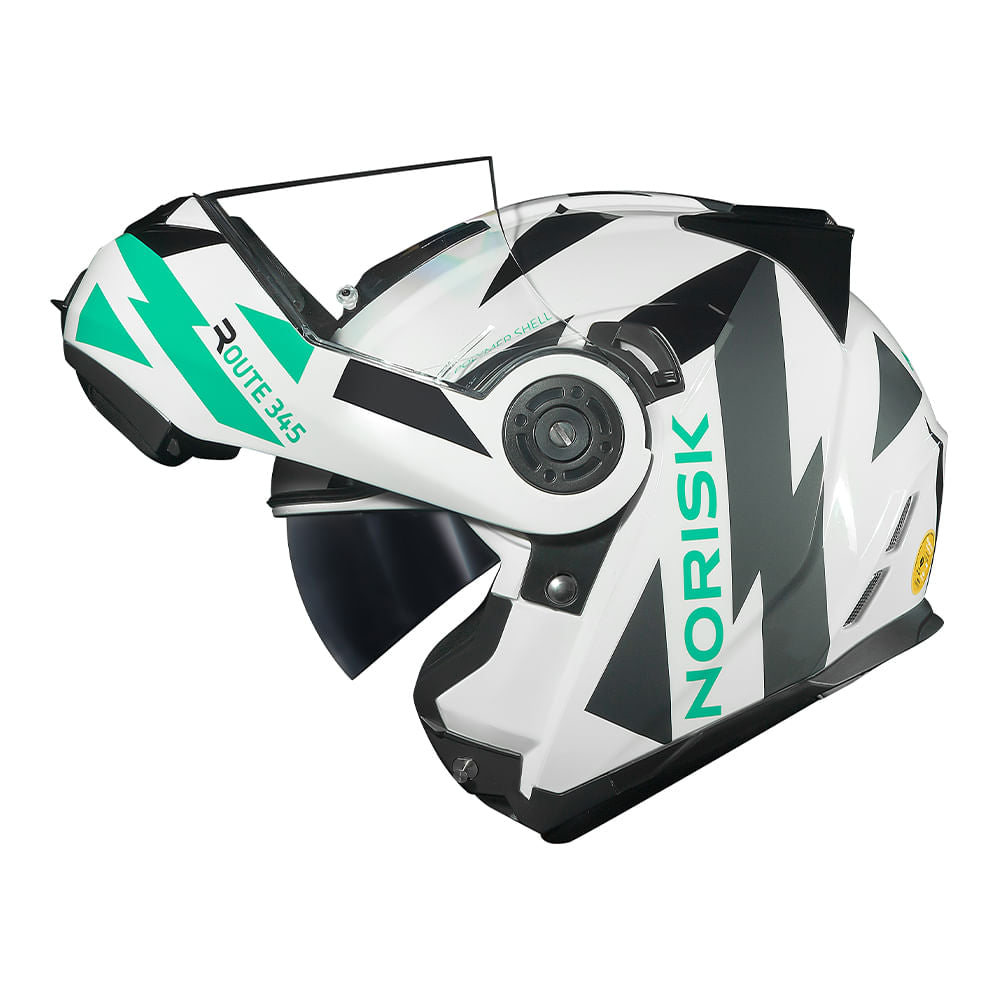 CAPACETE NORISK ROUTE FF345 REFLEX BRANCO - Image 15