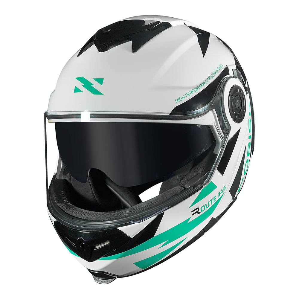 CAPACETE NORISK ROUTE FF345 REFLEX BRANCO - Image 5