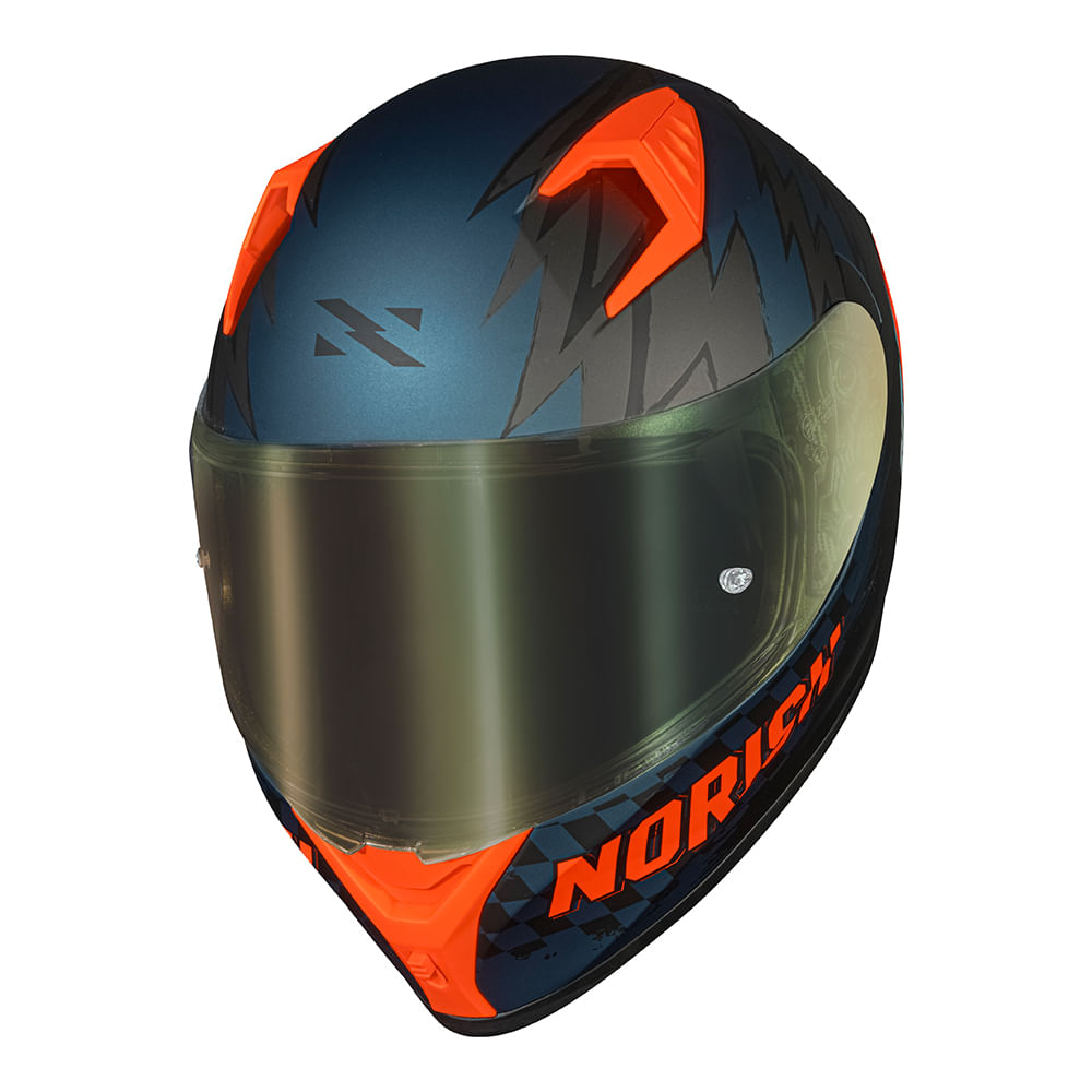 CAPACETE NORISK FLOW DAYTONA AZUL FOSCO - Image 7