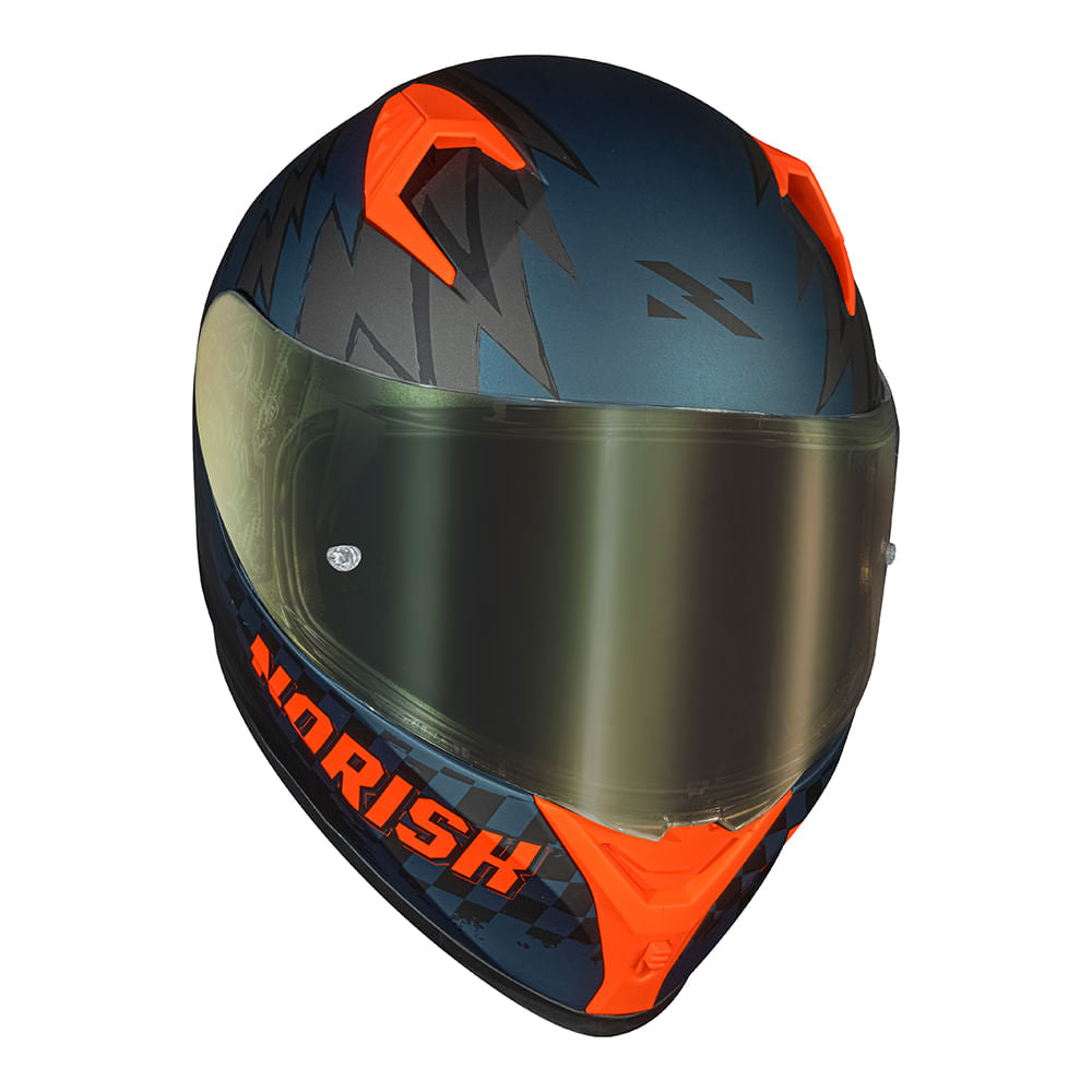 CAPACETE NORISK FLOW DAYTONA AZUL FOSCO - Image 2