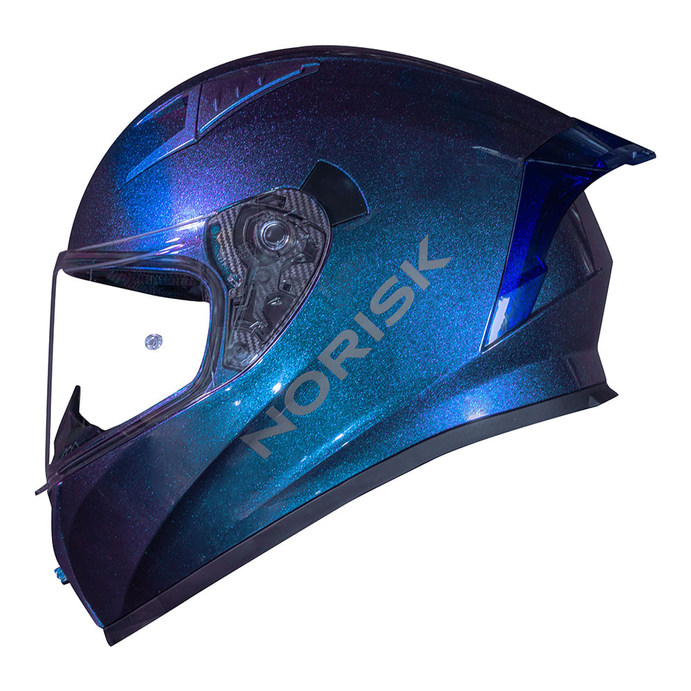 CAPACETE NORISK FLOW MONOCOLOR AZUL - Image 5