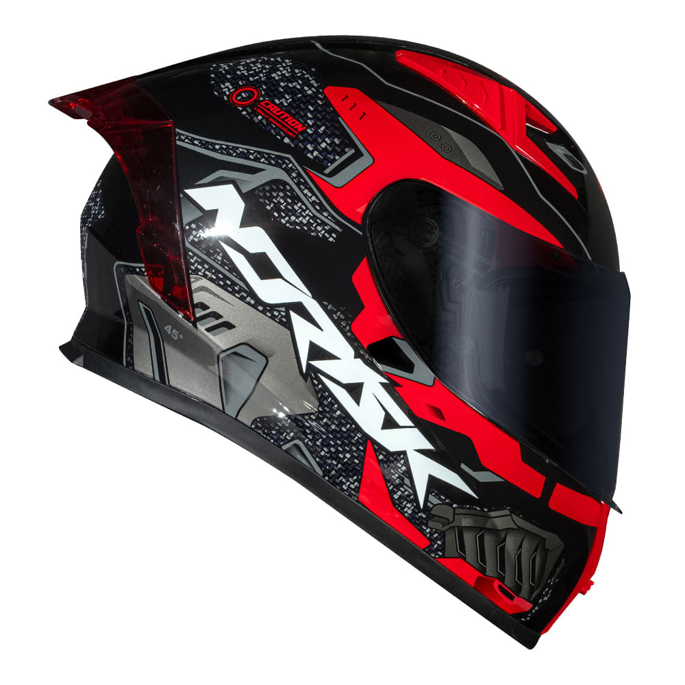 CAPACETE NORISK FLOW ROBOT PRETO