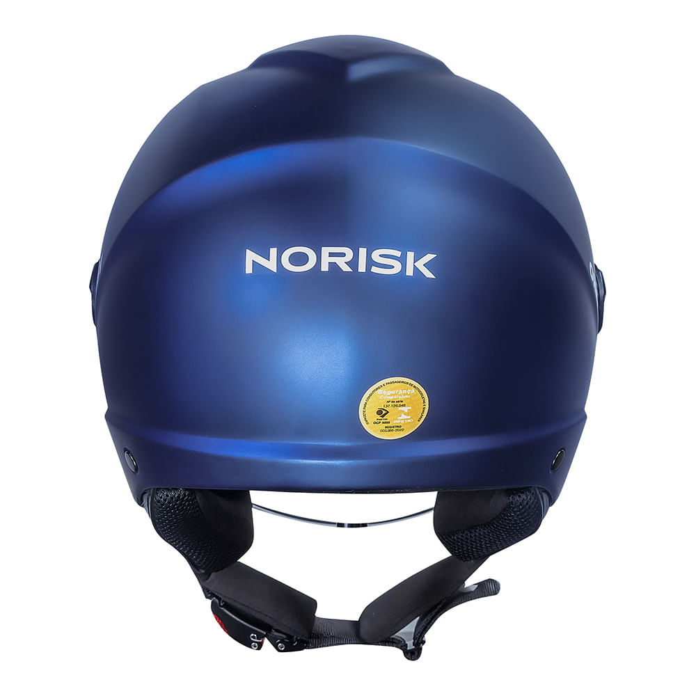 CAPACETE NORISK ORION SV MONOCOLOR AZUL FOSCO - Image 8